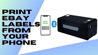 How to Print eBay Shipping Labels from Your Phone | Jadens Thermal Printer Unboxing & Setup