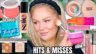 TESTING VIRAL NEW MAKEUP (drugstore & high end)  FIRST IMPRESSIONS MAKEUP TUTORIAL