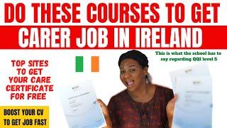 IRELAND Healthcare assistant Training Courses to Get a Care Job Fast | Ireland visa