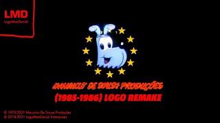 Mauricio de Sousa Produções "Bidu/Blu II" (1985-1986) logo remake