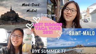  (VLOG) Last summer vaca 2021 @Bretagne 2021년 마지막 여름 여행 브이로그 (프랑스 브르타뉴 여행-몽생미셸,생말로 등) 