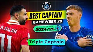 GW28 BEST CAPTAIN | Triple Captain? | FPL 2024/25