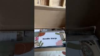 #unboxing #review #asmr #sticker #stationery #paper  #doodlediary #journaling #journal #ephemera