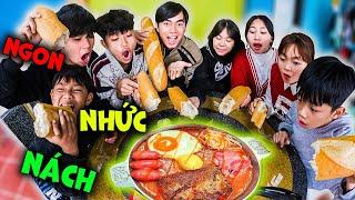 Thái Chuối Làm Bánh Mì Chảo Khổng Lồ Tại Nhà Ngày Mưa Bão