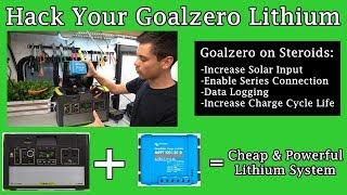 How to Hack the Goalzero Lithium by Adding a Powerful Victron Charge Controller