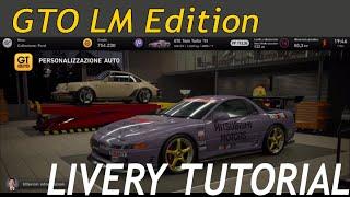 Gran Turismo 7™ GTO LM Edition livery tutorial