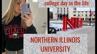 COLLEGE day in my life | northern illinois university