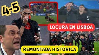  REMONTADA EPICA del BARÇA al BENFICA 4-5 y RAPHINHA que DESATA LA LOCURA en UN PARTIDO SURREALISTA