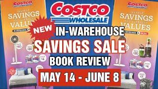 COSTCO NEW IN-WAREHOUSE SAVINGS SALE BOOK REVIEW for MAY/JUNE 2025! LOTS OF GREAT DEALS!