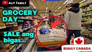 GROCERY DAY: Naka-SALE ang bigas #buhaycanada  #canadavlogs