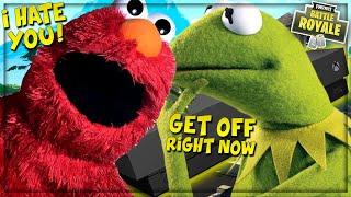 TROLLING ELMO UNTIL HE RAGES SO HARD KERMIT KICKS HIM OFF XBOX! (ProPepper Fortnite Trolling)