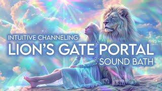 Lion's Gate Portal Sound Bath & Intuitive Channeling (432Hz) - Astrology Oracle 888 Meditation