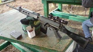 Straight Pull FN FAL DSA SA58 (SLR) at Bisley UK