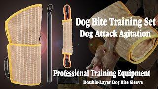 Dog Bite Training Set Double-Layer Dog Bite Sleeve, Durable Dog Bite Professional Training Equipment