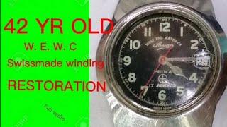 HOW TO REPAER  WEST END WATCH CO. 1980 WINDING SWISS MADE ( RESTORATION ) E.R ESTACION VLOG