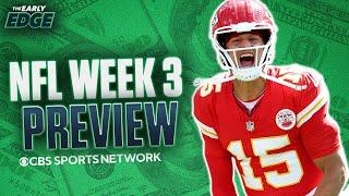 NFL Week 3 BEST BETS and PICKS | The Early Edge