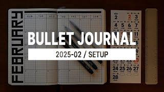 불렛저널 2월 셋업! 2월 시작, 먼슬리, 해빗 트래커 BUJO SETUP, BULLET JOURNAL #불렛저널시작 #불렛저널셋업