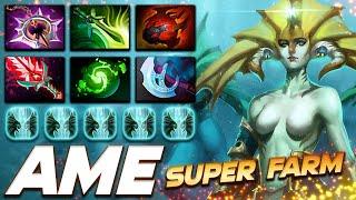 Ame Naga Siren - Super Farm - Dota 2 Pro Gameplay [Watch & Learn]