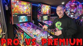 Uncanny X-Men Pinball Showdown: Pro vs Premium | Side by Side Comparison of Stern's Pinball Machine