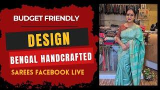 Arpita's Weaver Gallery || Bengal  Handcrafted Sarees Booking No 9123771128