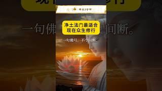 净土法门最适合现在众生修行 | 印光大师智慧开示  #阿弥陀佛 #佛法智慧 #一喃佛法 #佛法3分钟