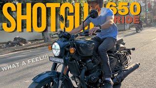 Royal Enfield Shotgun 650 Ride Review || What a Feel || Torqueify #shotgun650 #royalenfield #shotgun