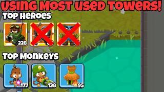 Using my Most Used towers Together? |Bloons TD Battles 2