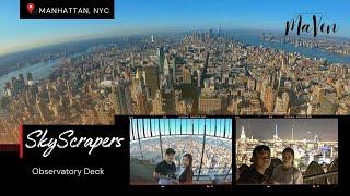 NEW YORK CITY Skyscrapers (Empire State, Rockefeller, One World) Observatory deck tour || MaVen #nyc