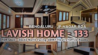 Lavish Home 133 | JPN8 BDA 30*40 North Facing 4BHK with Lift For Sale Bengaluru