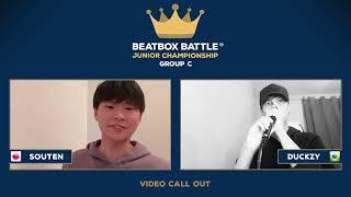 SouTen (Japan) vs Duckzy (Brazil) - Group C - Beatbox Battle Junior Championship #BBBJC