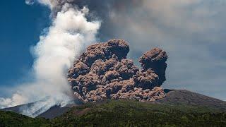 Mt Etna eruption: Dramatic footage of eruption of volcano in Italy sends people running