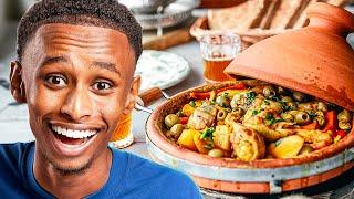 Voor Het Eerst Marokkaans Eten Proberen!  *TAJINE*