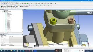 Valve assembly - geometry cleanup ( Ansys workbench )