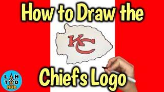 How to Draw the Kansas City Chiefs Logo | Art Lesson