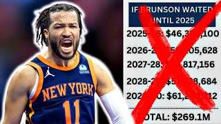 Brunson verzichtet auf $113 Millionen!! | King of New York!! | BobeKjoern