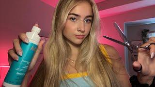 Fast and Aggressive ASMR Haircut️ Very Chaotic