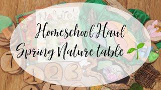 Homeschool Haul I Seasonal Nature Table I Waldorf Inspired