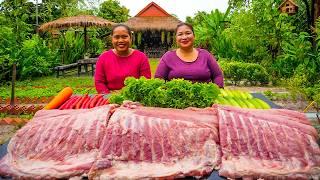 Pork Ribs Stewed Ginger Cooking Recipe | Most Delicious Pork Ribs Fried with Gingers