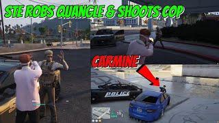 Ste Robs Quangle & Shoots Cops in Massive Chase (Multi POV) | NoPixel 4.0 GTA RP