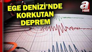 AFAD duyurdu! Ege Denizi'nde 5.3 büyüklüğünde deprem | A Haber