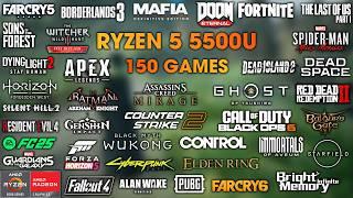 Can RYZEN 5 5500U Handle Modern Gaming Demands ? 150 games tested