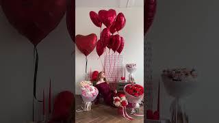 Воздушные шары для ее горящих глаз #воздушныешары #balloon #valentinesday #love