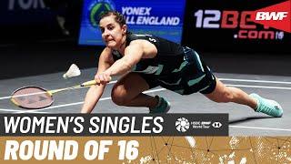 YONEX All England Open 2024 | Wang Zhi Yi (CHN) vs. Carolina Marin (ESP) [5] | R16