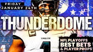 NFL Championship Weekend Playoff Picks, Predictions & Player Props | ENTER THE THUNDERDOME