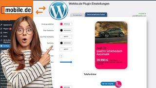 mobile.de in Wordpress einbinden | Autohaus Website 2023