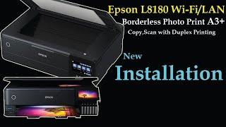 How to install Epson L8180 ‖ Initial ink refill, ink charging & setup ‖-BLACK Tech BD