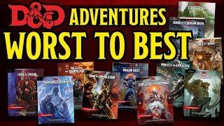 Ranking ALL the Dungeons and Dragons 5e Adventures Worst to Best