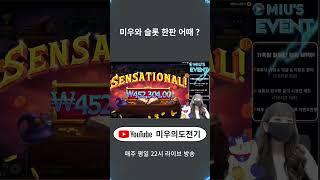 [슬롯]미우와슬롯한판어때?#미우#미우의도전기#슬롯#slot