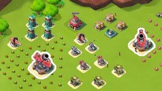 DESTROYING more Hammerman HQ Bases in Boom Beach! (HQ 40)