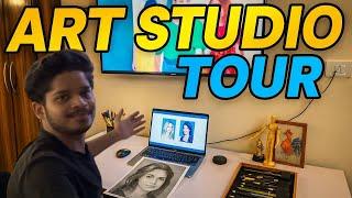 “Art Studio Tour + How i create my Commissioned “